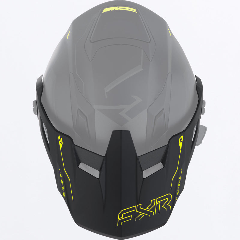 MaverickXProHelmet_Peak_BlackHiVis_SKU_251713-_1065_Front