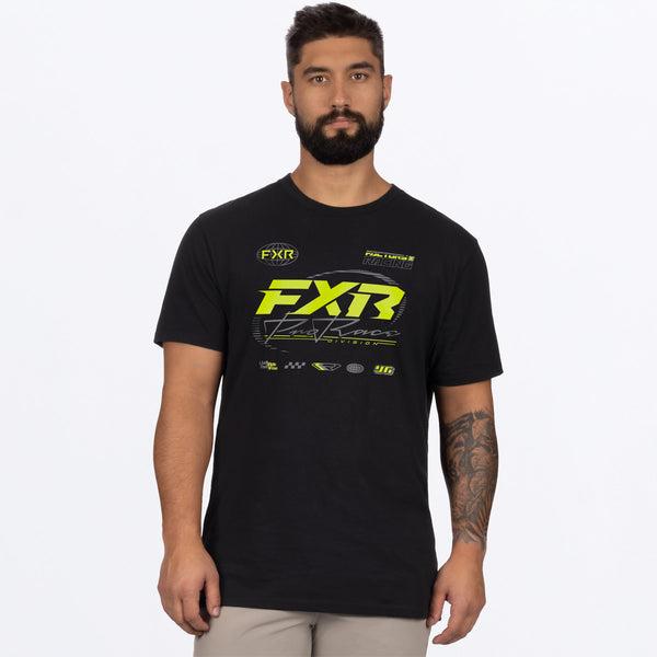 MRaceDivisionPremium_T-Shirt_BlackHiVis_SKU_262015-_1065_Front
