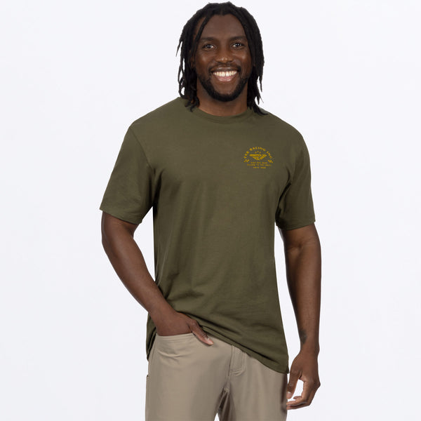 MSpeedPremium_T-Shirt_ArmyGold_SKU_262014-_7562_Front