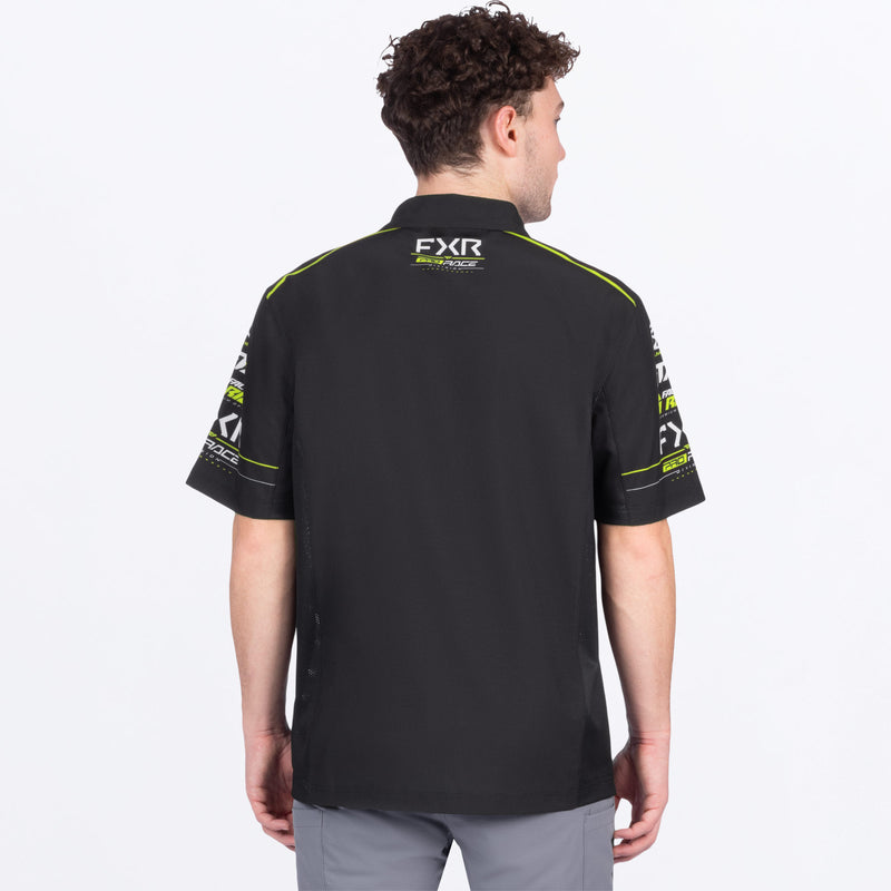 MRaceDivPerformanceUPFPolo_Shirt_BlackHiVis_SKU_252010-_1065_Extra