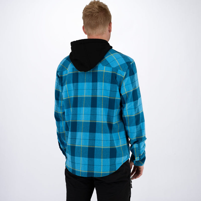M-Timber Hooded Flanell Skjorta